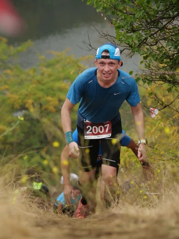 Mr. B. Athlete on MODR Trail Race. Photo by Volunteer Photographer.