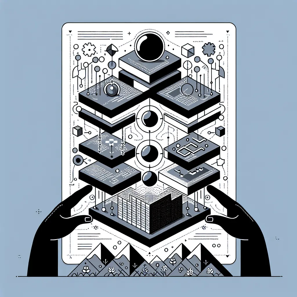 Cover - Abstract Vision on Coupling and Cohesion by DALL-E AI.